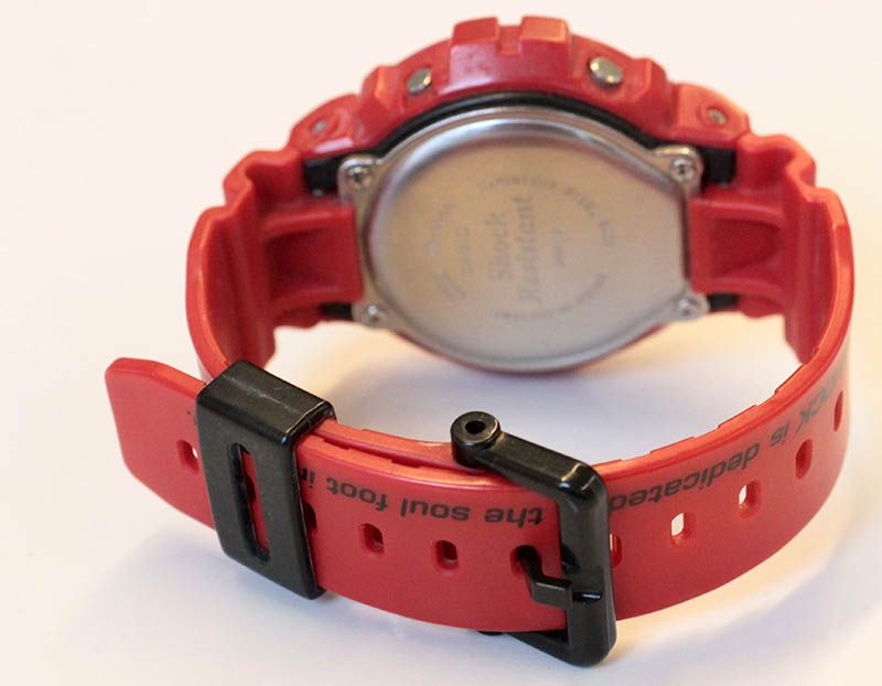 50 Gs: G-Shock #47: Red Zone sets the Soul Foot in Motion.